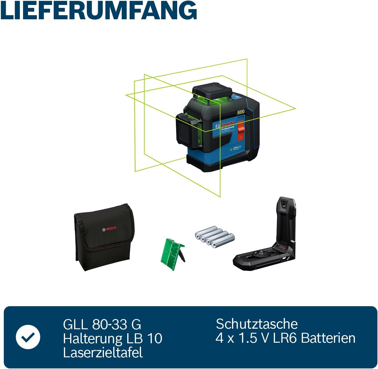 Linienlaser GLL 80-33 G, GLL 80-33 G (Neu)