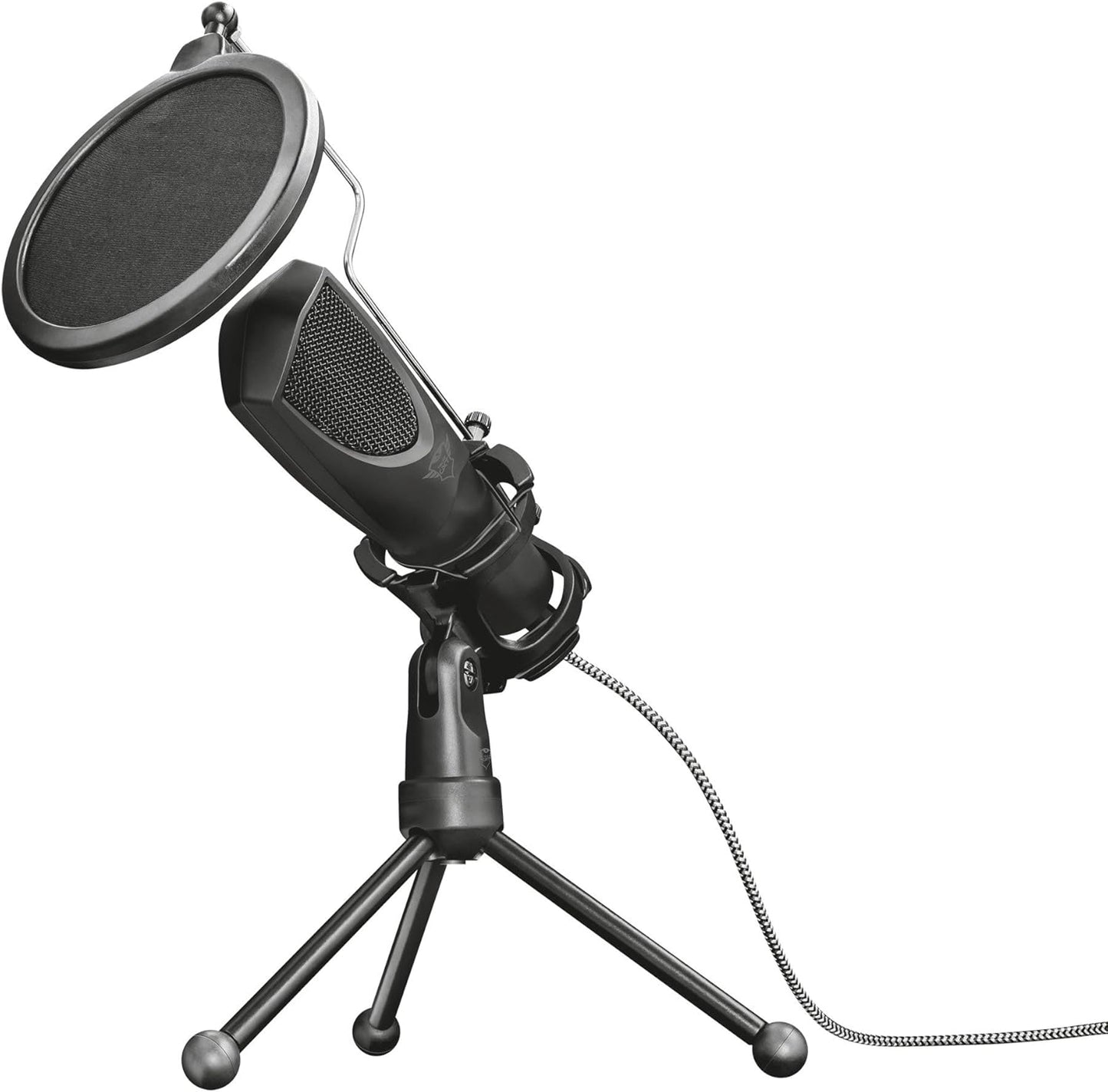 Mikrofon GXT 232 Mantis mit Popfilter und Stativ für Streaming