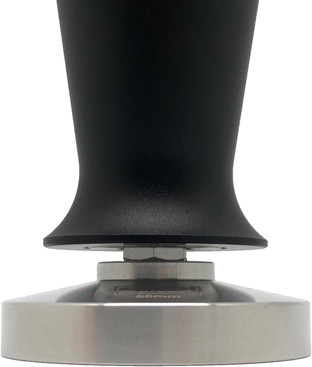 Espresso Tamper Perfetto mit Tamperablage, Set (58.5 mm + Tamperablage) Schwarz