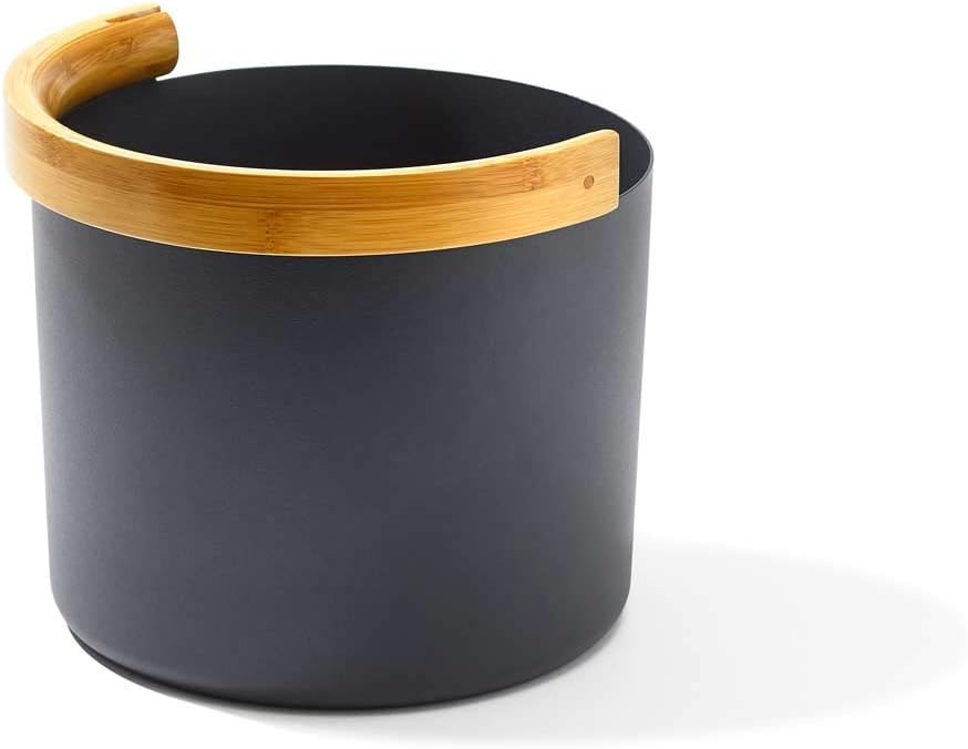 4-teiliges Sauna Set, Schwarz