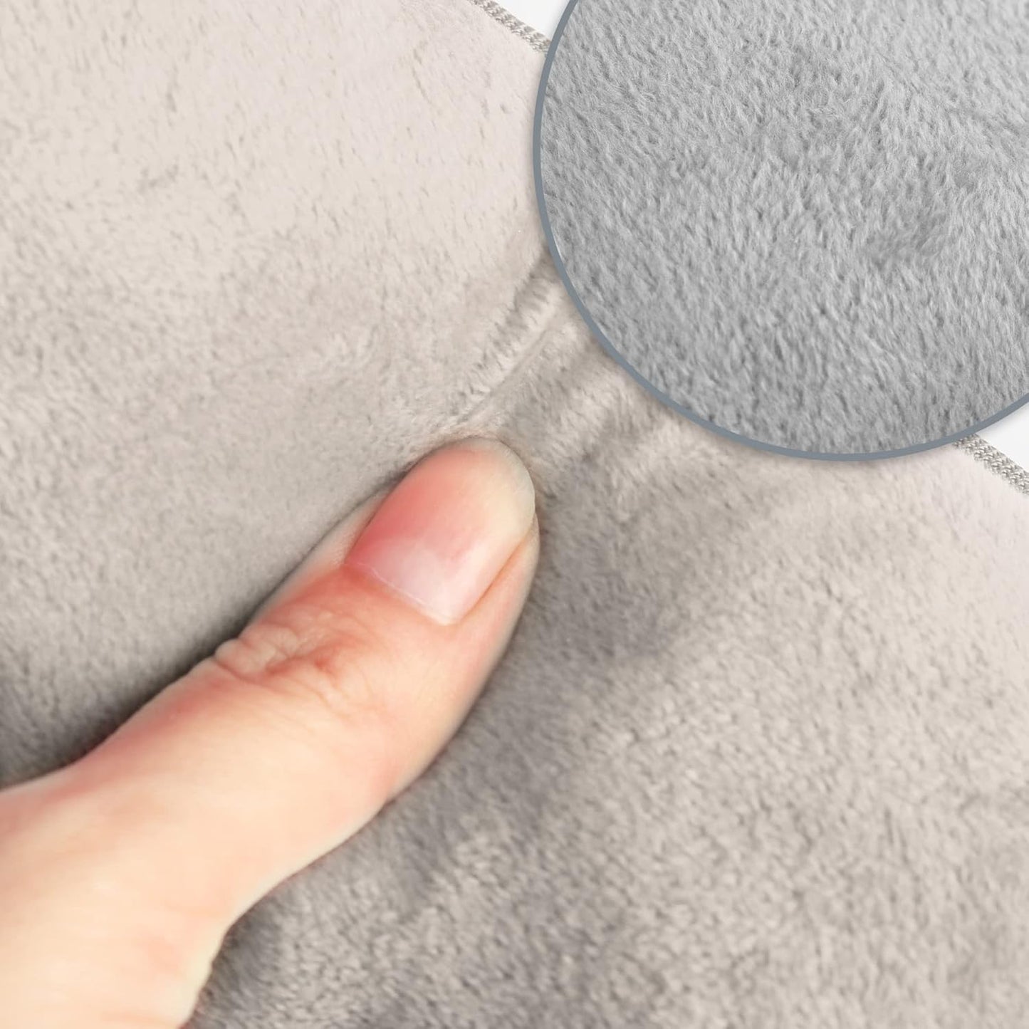 Zugluftstopper für Türen und Fenster, 2 Stück, 02 Stück - Taupe/Grau