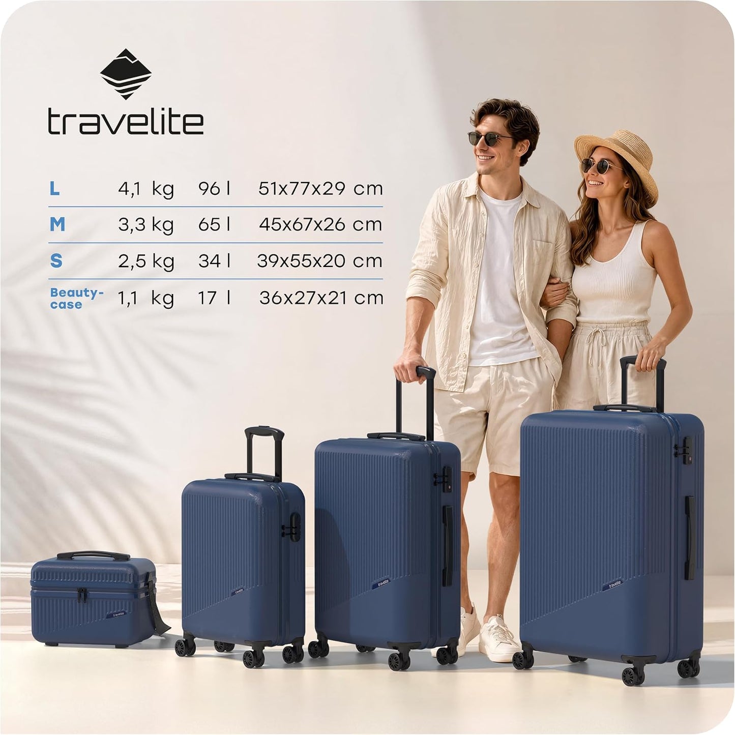Bali, Blau Trolley Grösse L (77 cm)
