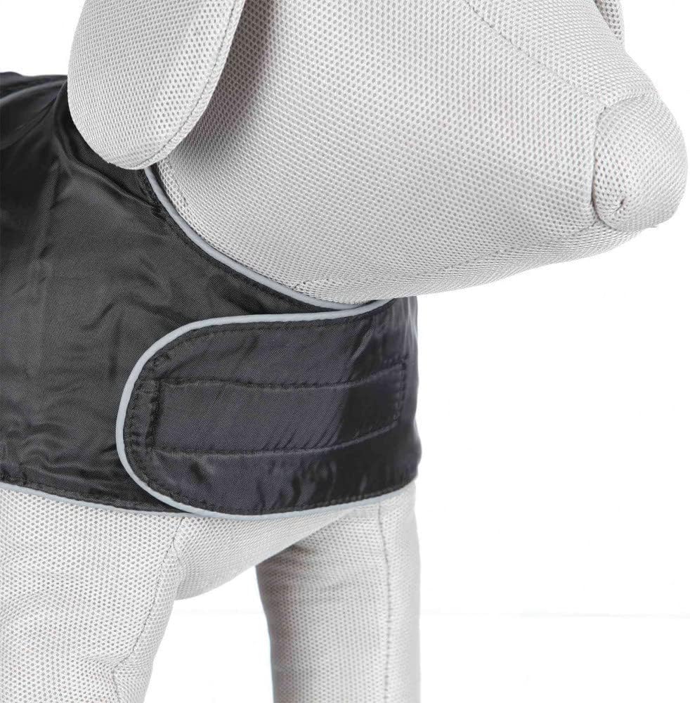 Hundemantel Orléans Wintermantel, wasserabweisend (60 cm), Schwarz 60 cm (L)