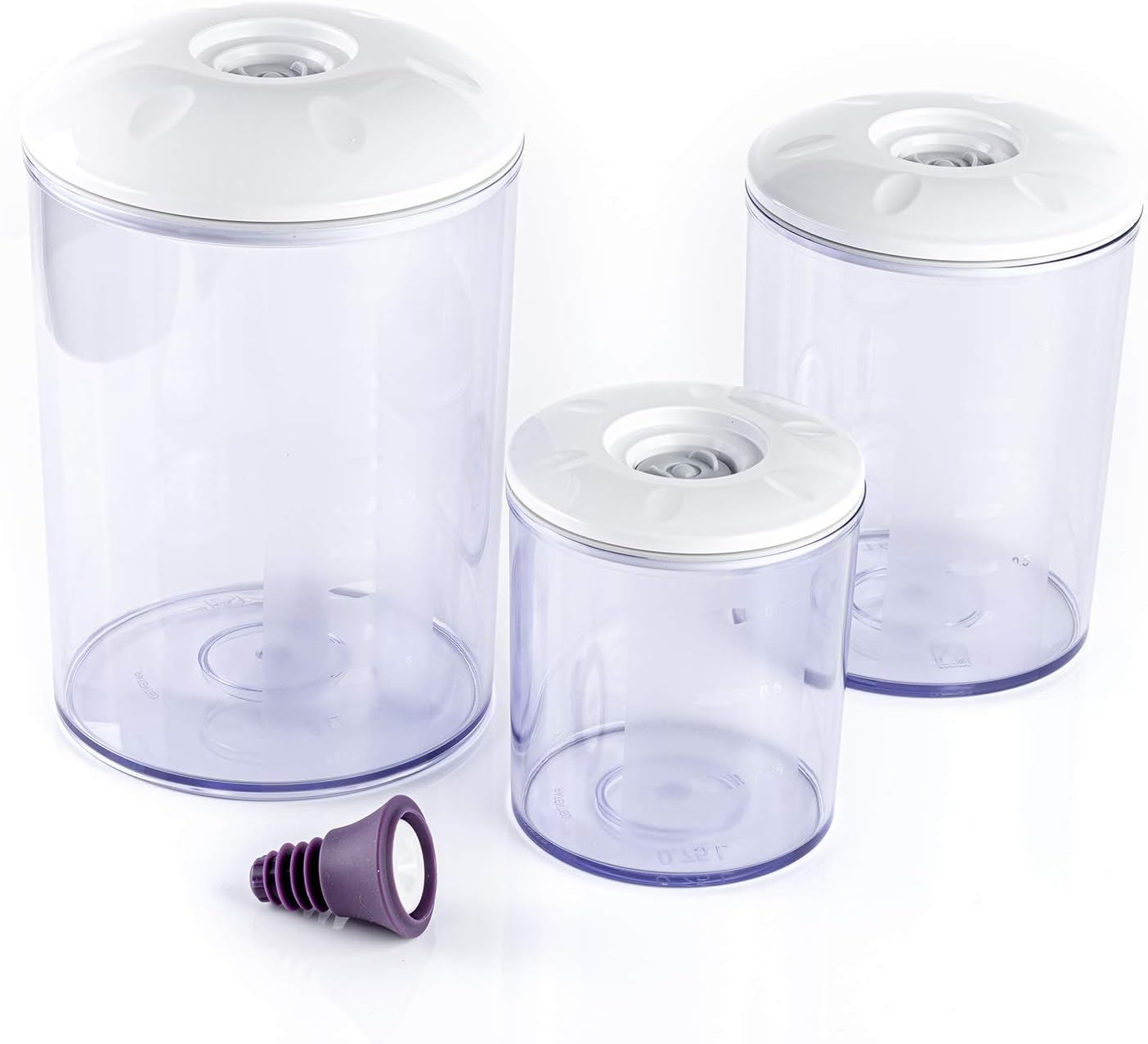 Vakuumierbehälter Set VCK 525, Behälter transparent 5,25 Liter