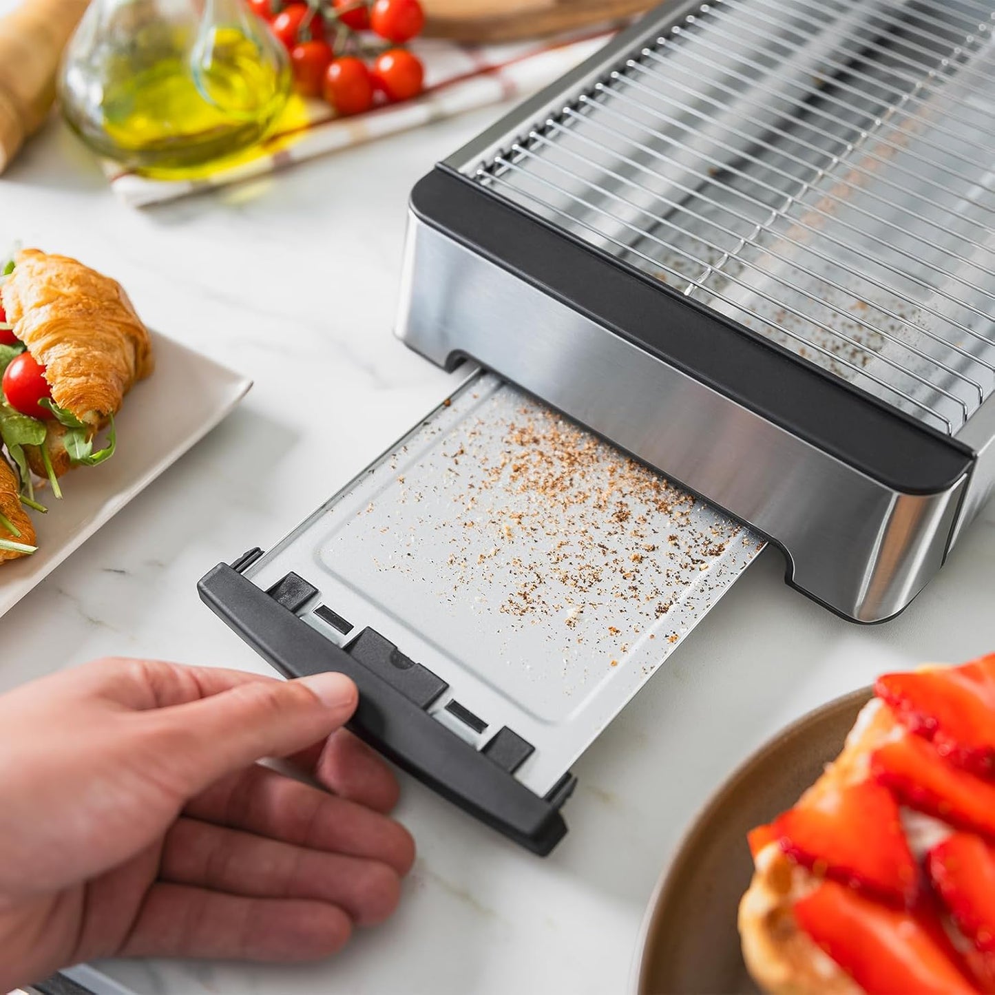 Flachtoaster Kamut mit Quarz-Heizelementen, Digital