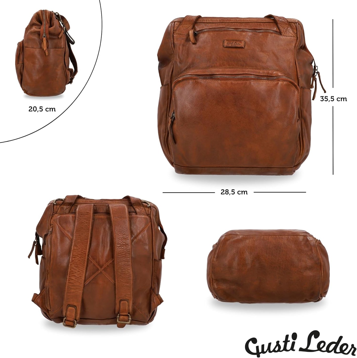 Wickelrucksack Carina mit Flaschenhalter