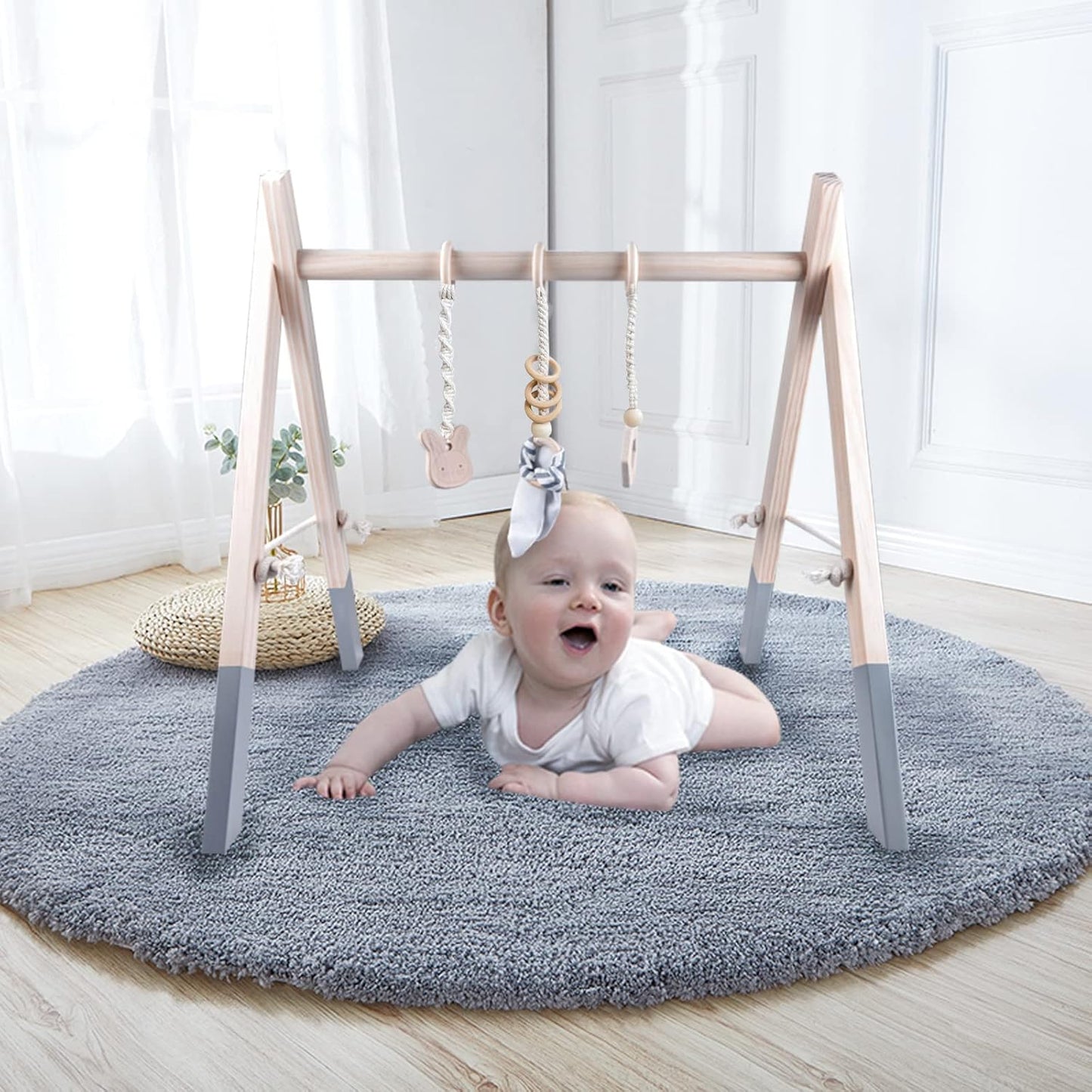 Spieltrapez Holz Babyspielzeug