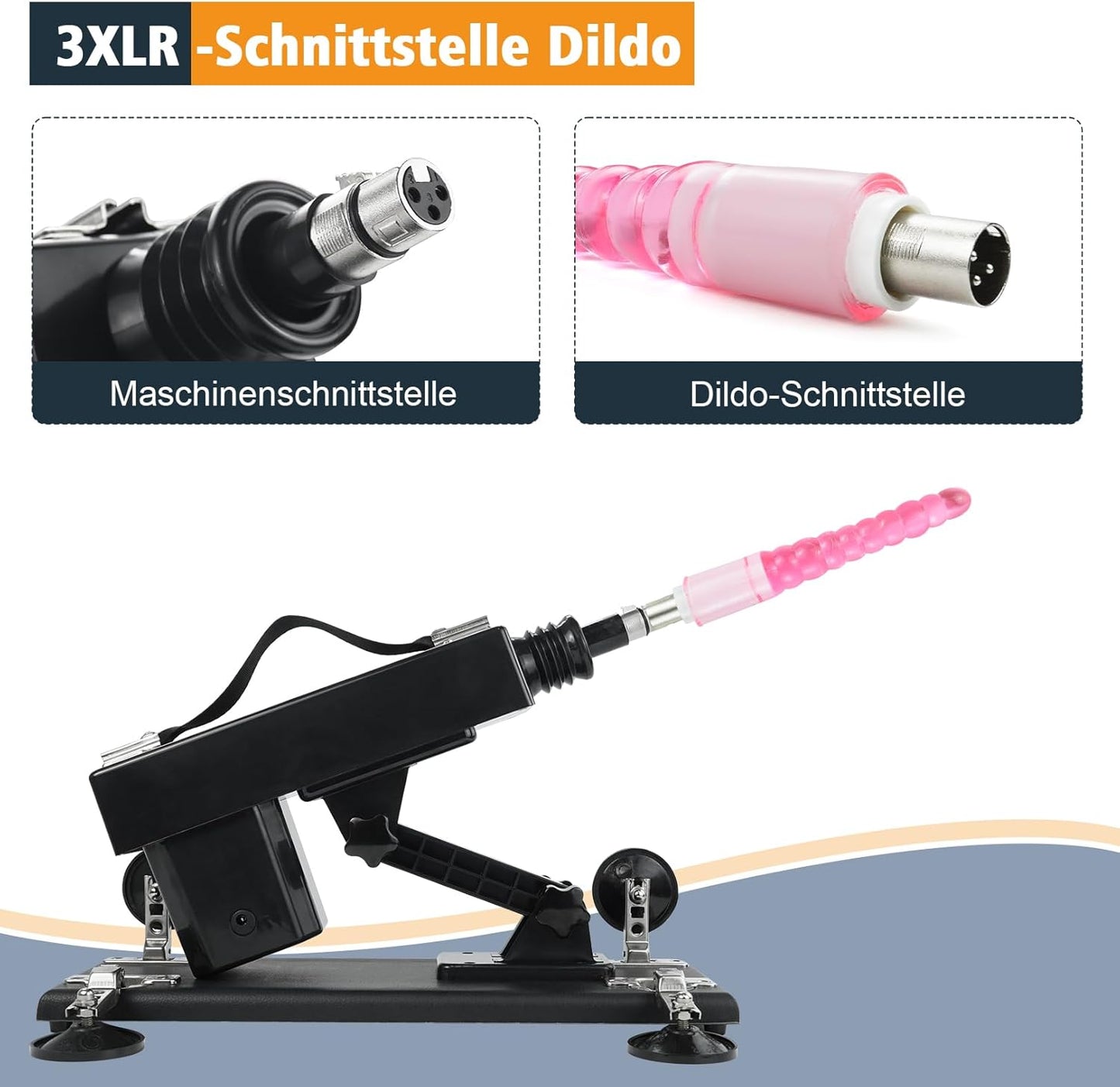 Anal Dildo Set mit 3XLR Anschluss, P01