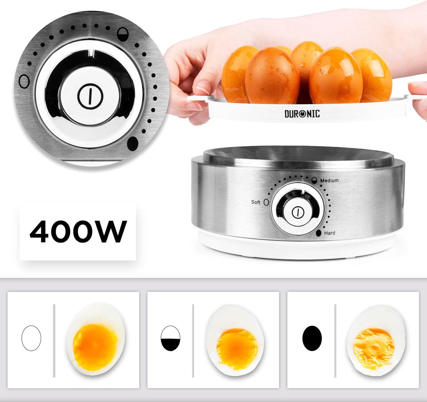 Eierkocher für 7 Eier, Eb40 We