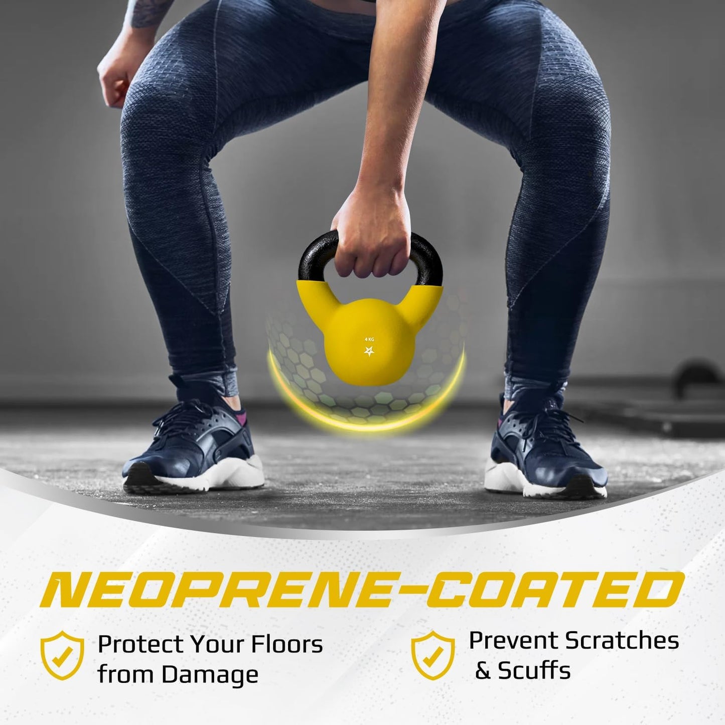 Kettlebell mit Neopren, B. 4 kg