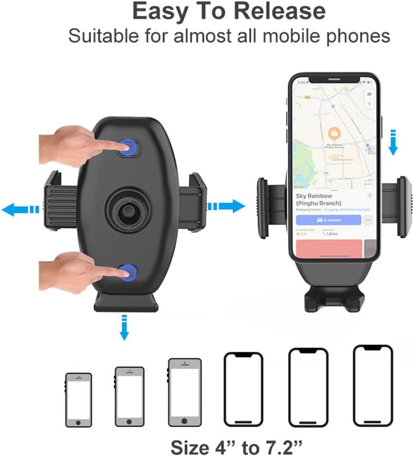Universal Handyhalterung für Auto-Lüftungssysteme