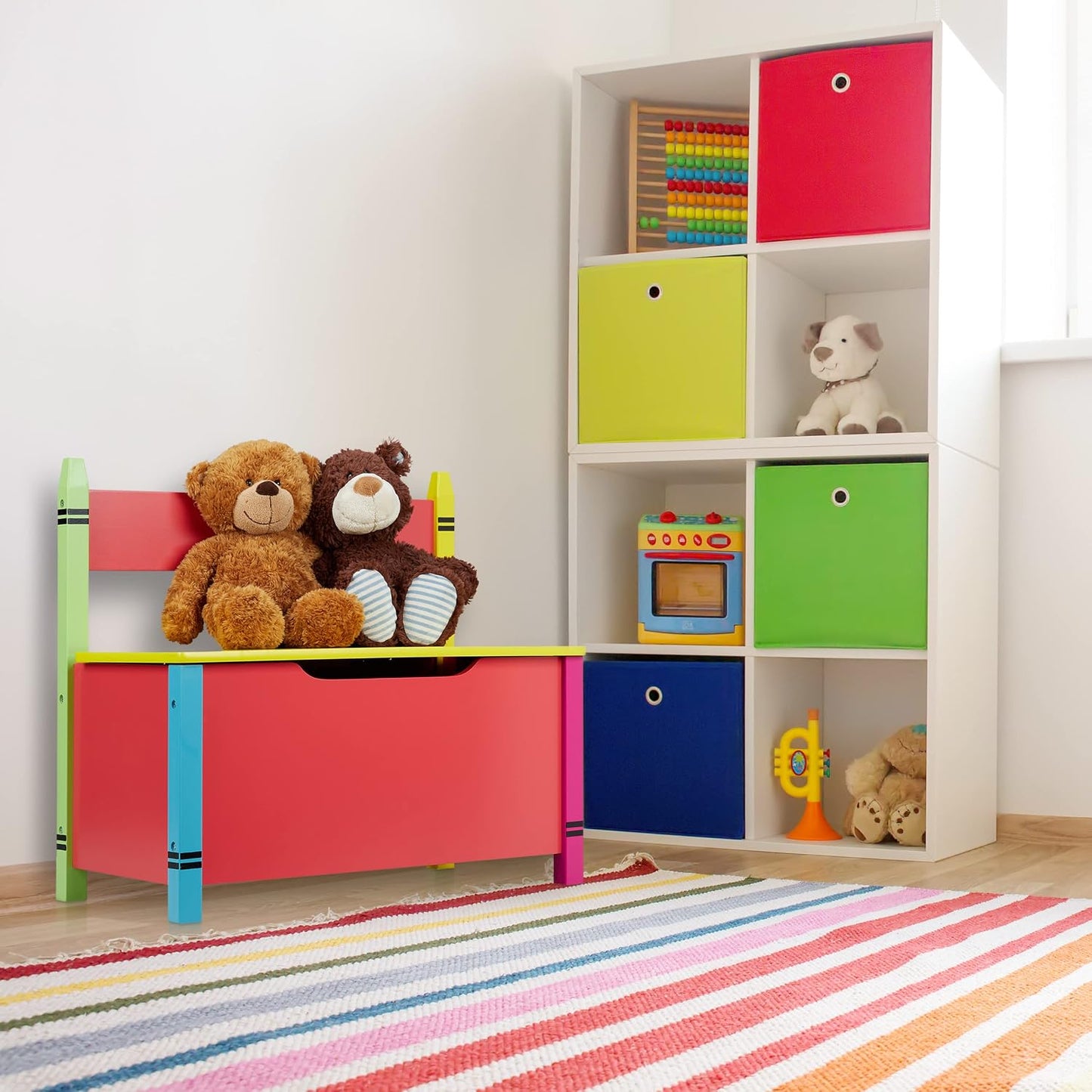 Kindersitzbank mit Stauraum