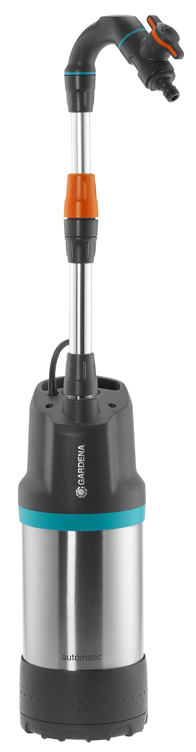 Regenfasspumpe 4700/2 inox automatic, Tauch- / Druckpumpe, bis zu 4.700 l/h - mit Kabel und Automatik Single