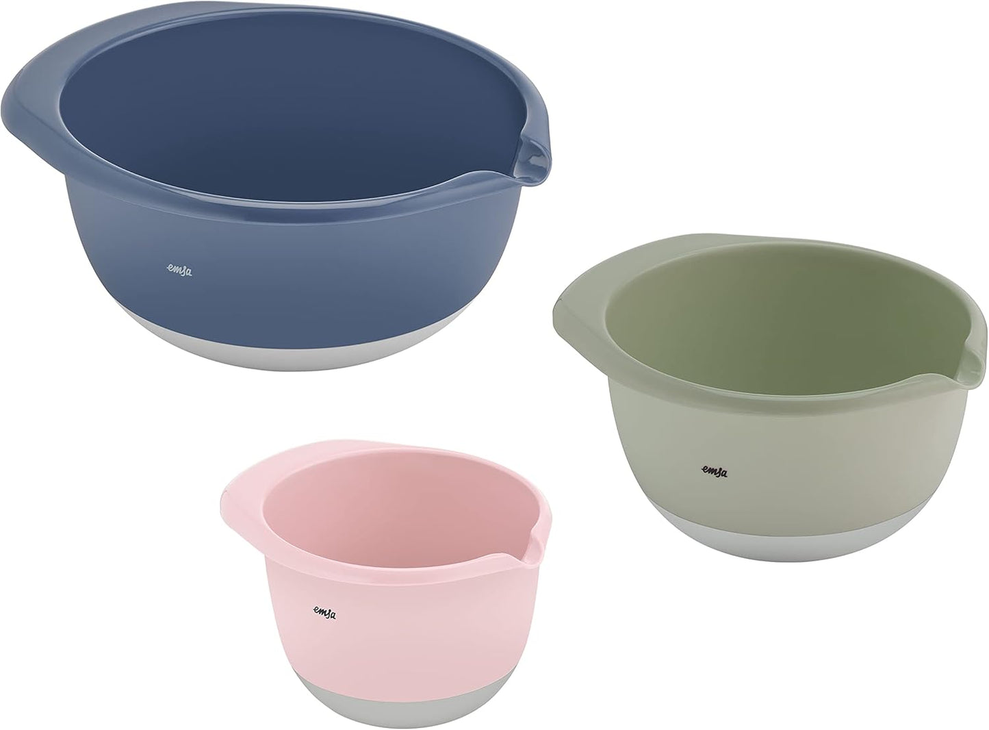 Prep&Bake Rührschüssel-Set (3-teilig), 3er Set (1,4 + 2,8 + 4,7 L)