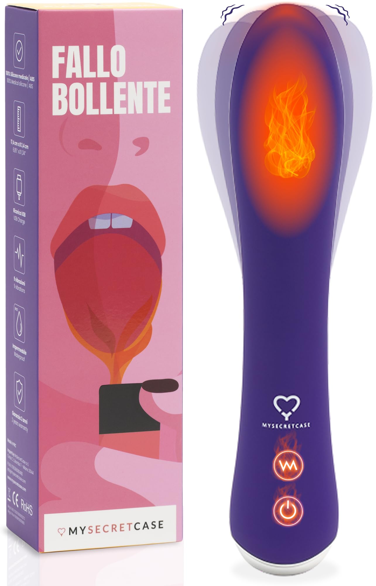 Beheizte Diloschwanz Fallo Bollente, Lila