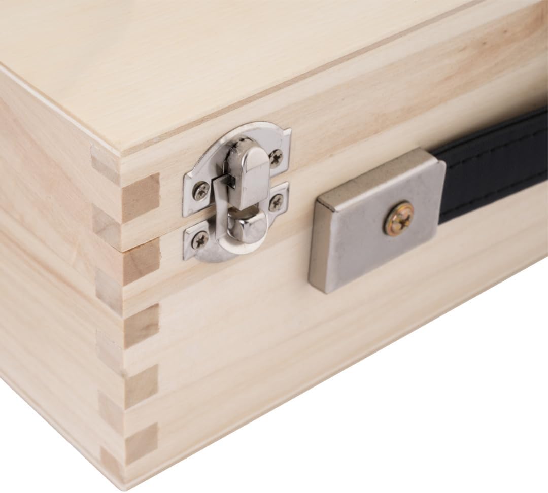 6 Kugeln in luxuriösem Holzkoffer