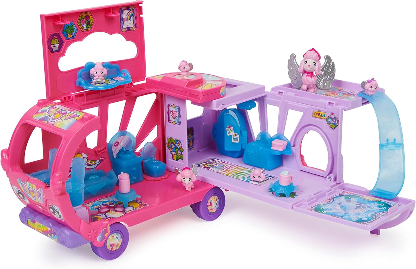 Wohnmobil-Spielset mit 6 Spielfiguren