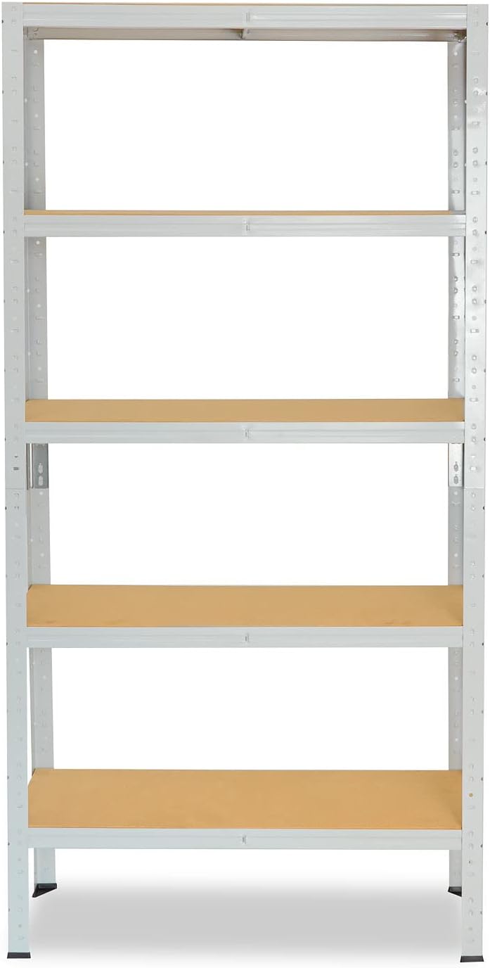 Office Series Schwerlastregal, 5 Böden, 175kg Traglast, H: 180cm / B: 70cm / T: 30cm
