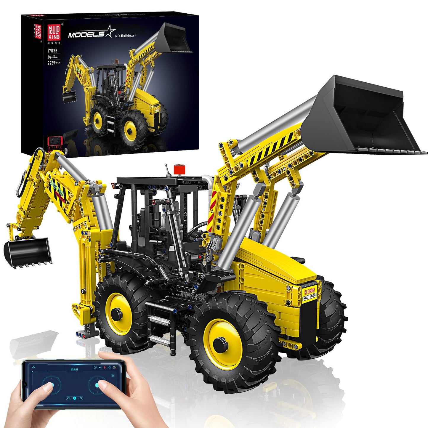 Technik-Fahrzeug Bausatz mit Fernbedienung, Radlader