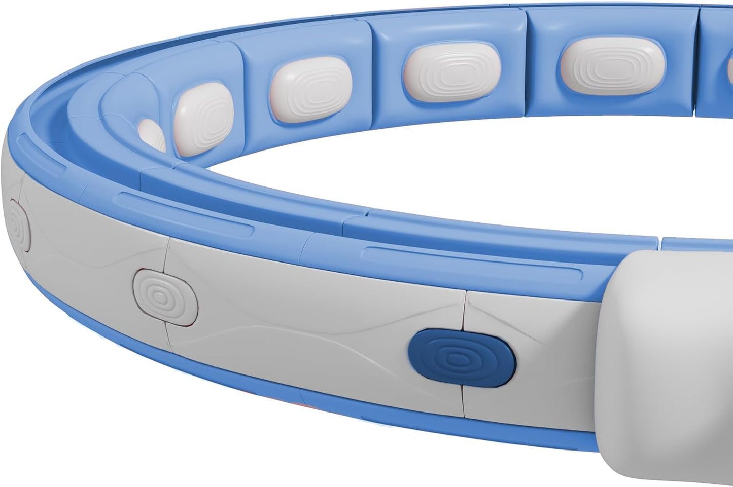 Smart Hula Hoop mit Zähler und Gewichtskugel, Hellblau