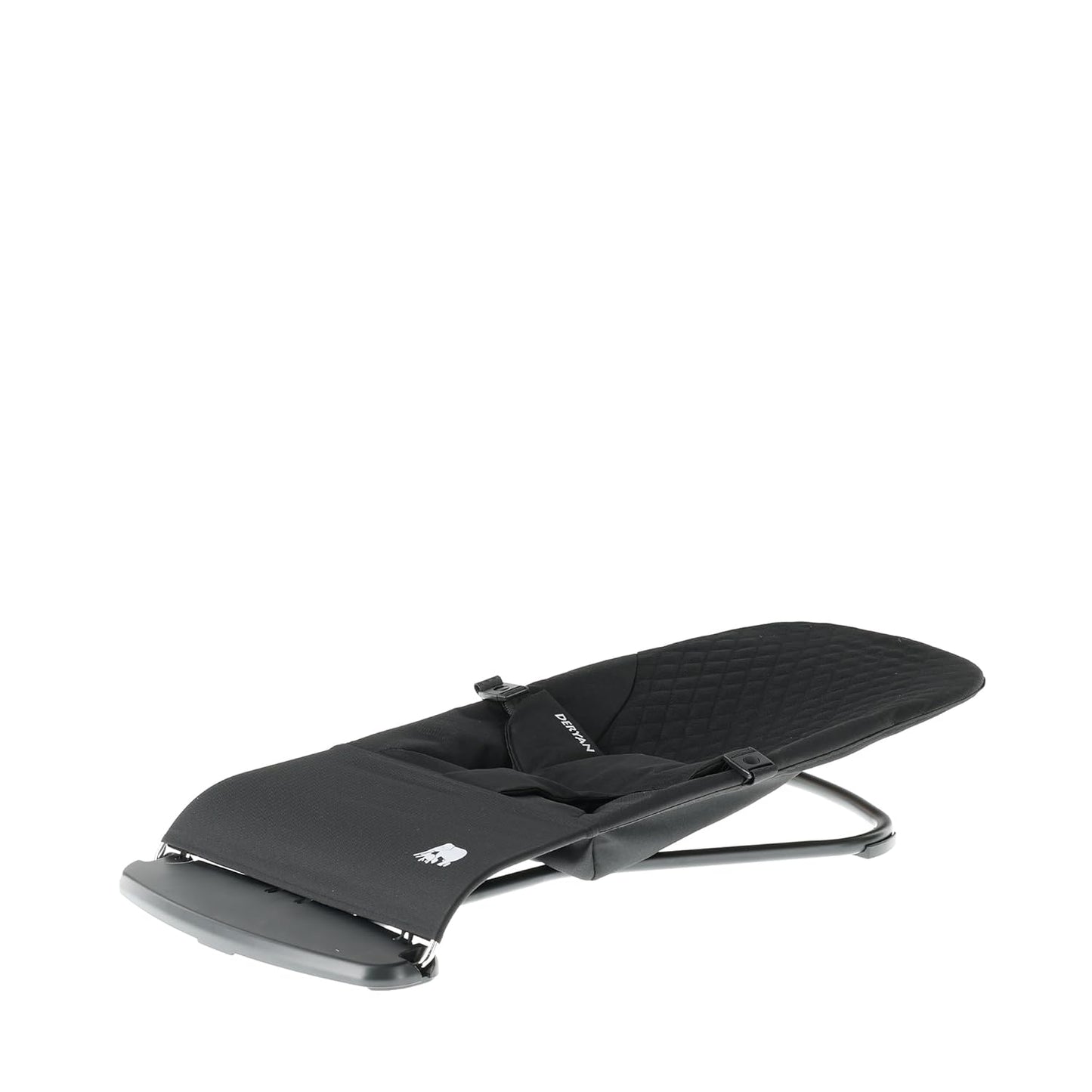 Ergonomische Babywippe Buddy, verstellbar & klappbar, Schwarz