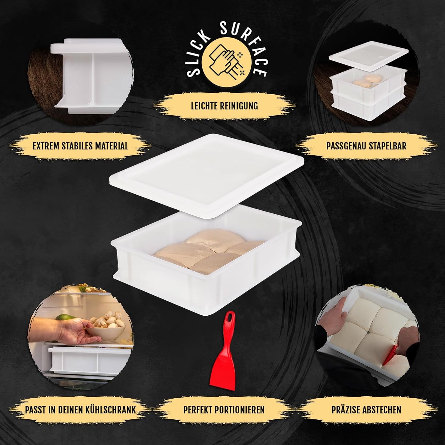 Elektrischer Pizzaofen 12 mit Zubehör & Rezept-Guide, Starter Bundle