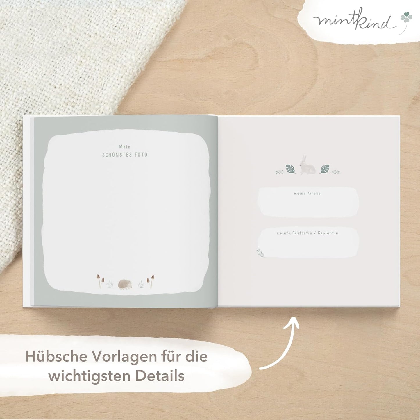 Kommunion Gästebuch, Wald