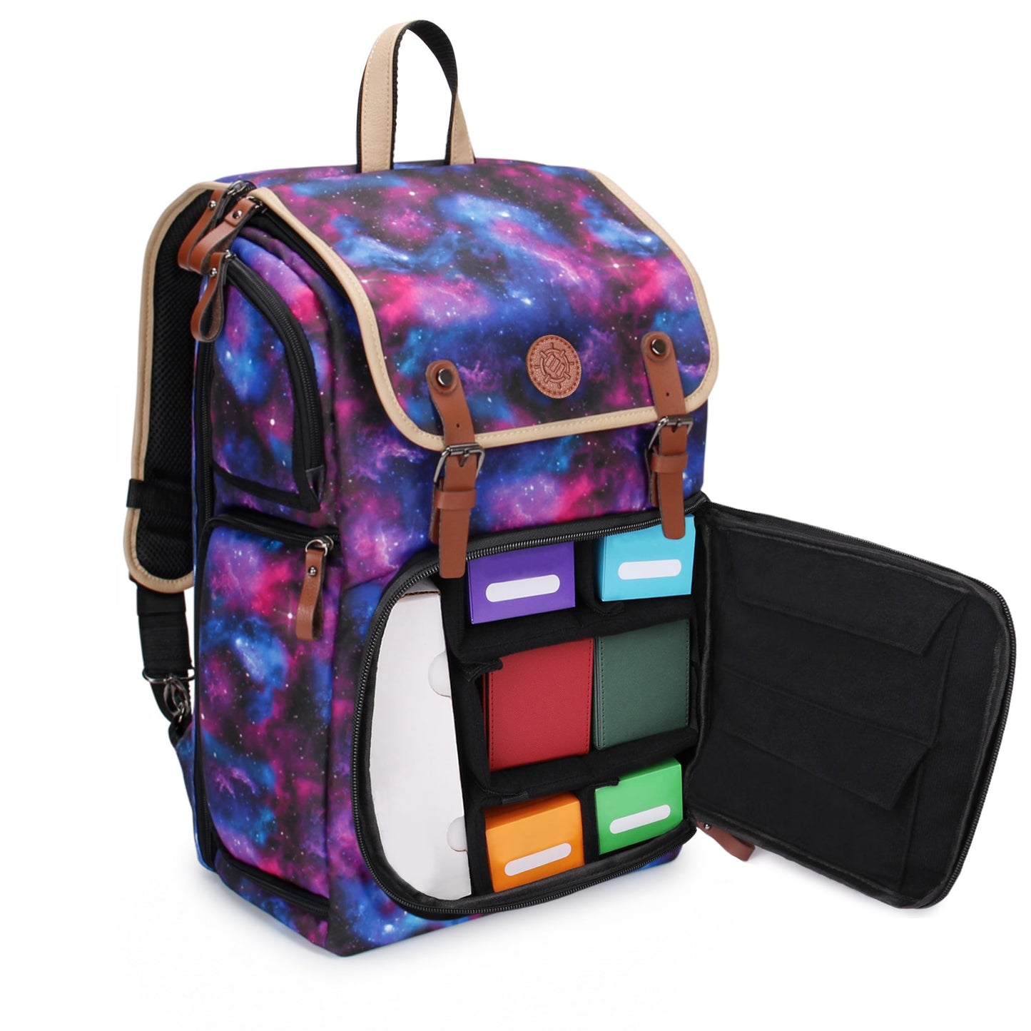 Sammelkarten-Aufbewahrungsbox-Rucksack, Einheitsgrösse Galaxis