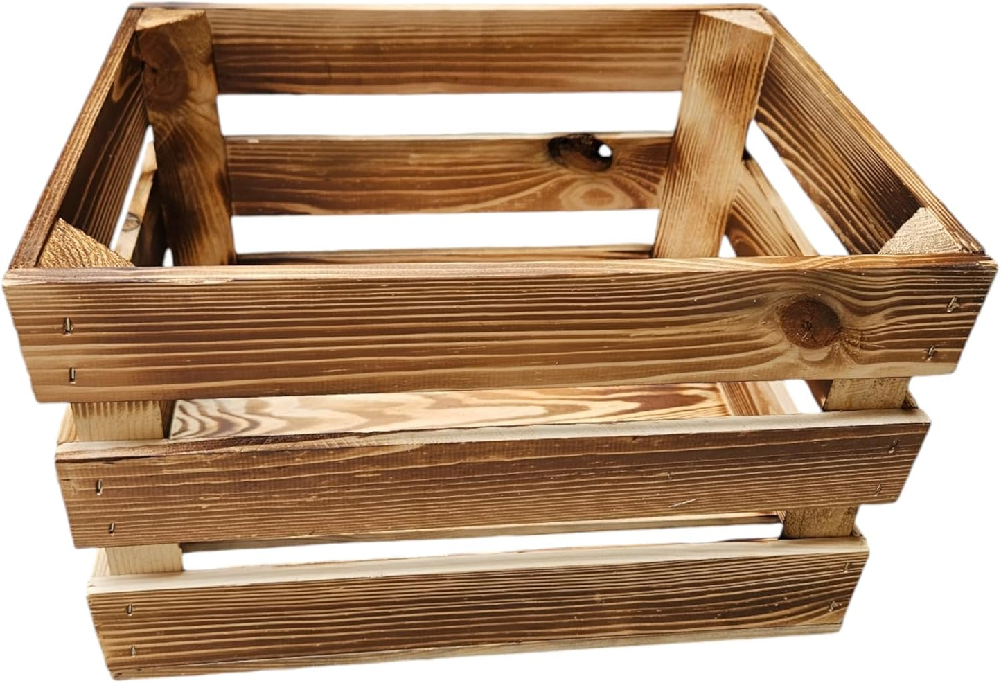 Geflammte Holzkisten, 40er / 1er Set Ohne Ablage