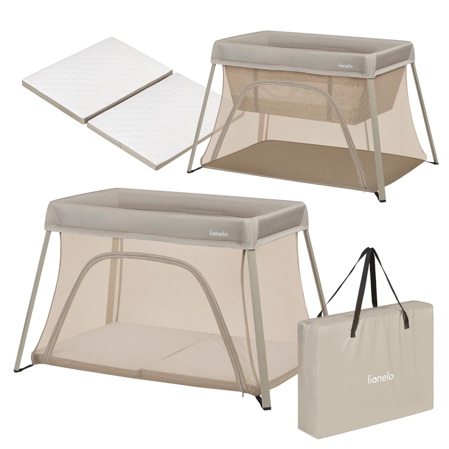 3-in-1 Reisebett Alice, Beige