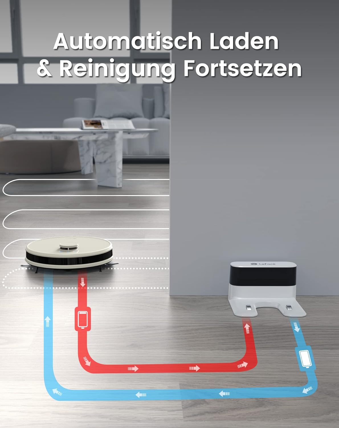 Saug- und Wischroboter M1-C, M1-C