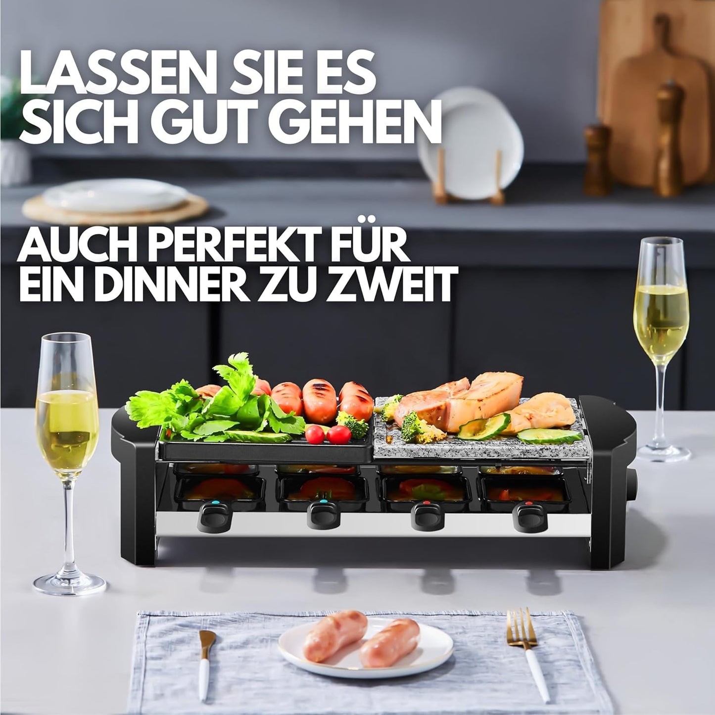 Raclettegrill für 8 Personen