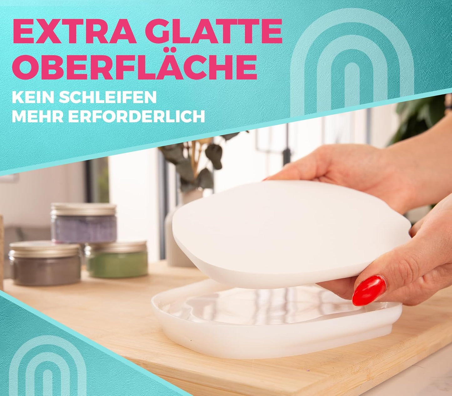 Reliefgiesspulver-Set mit Zubehör, 4,5KG (2er Pack) + Zubehör