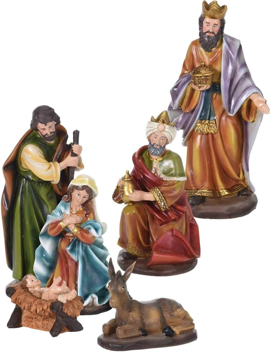 10-teiliges Weihnachts-Krippenfiguren-Set