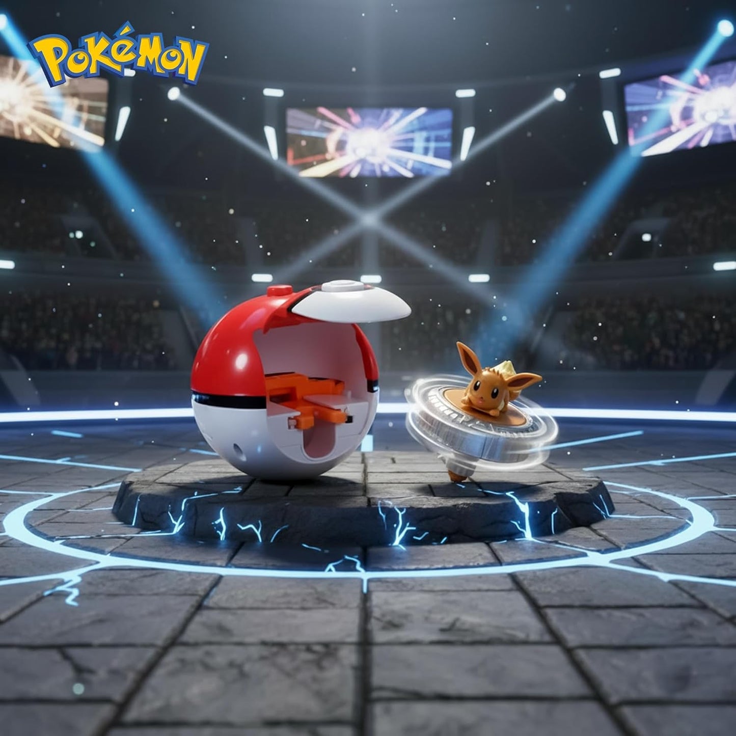 Battle Spinner Spielset - Evoli Edition, Evoli
