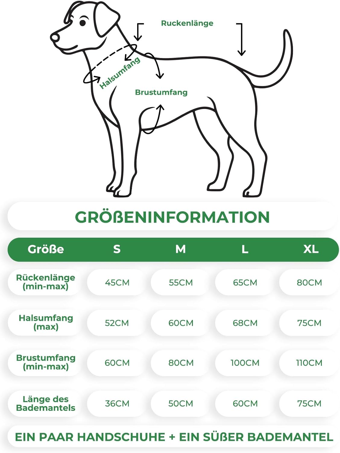 Hundebademantel aus Mikrofaser, schnell trocknend, XL Grüner Frosch