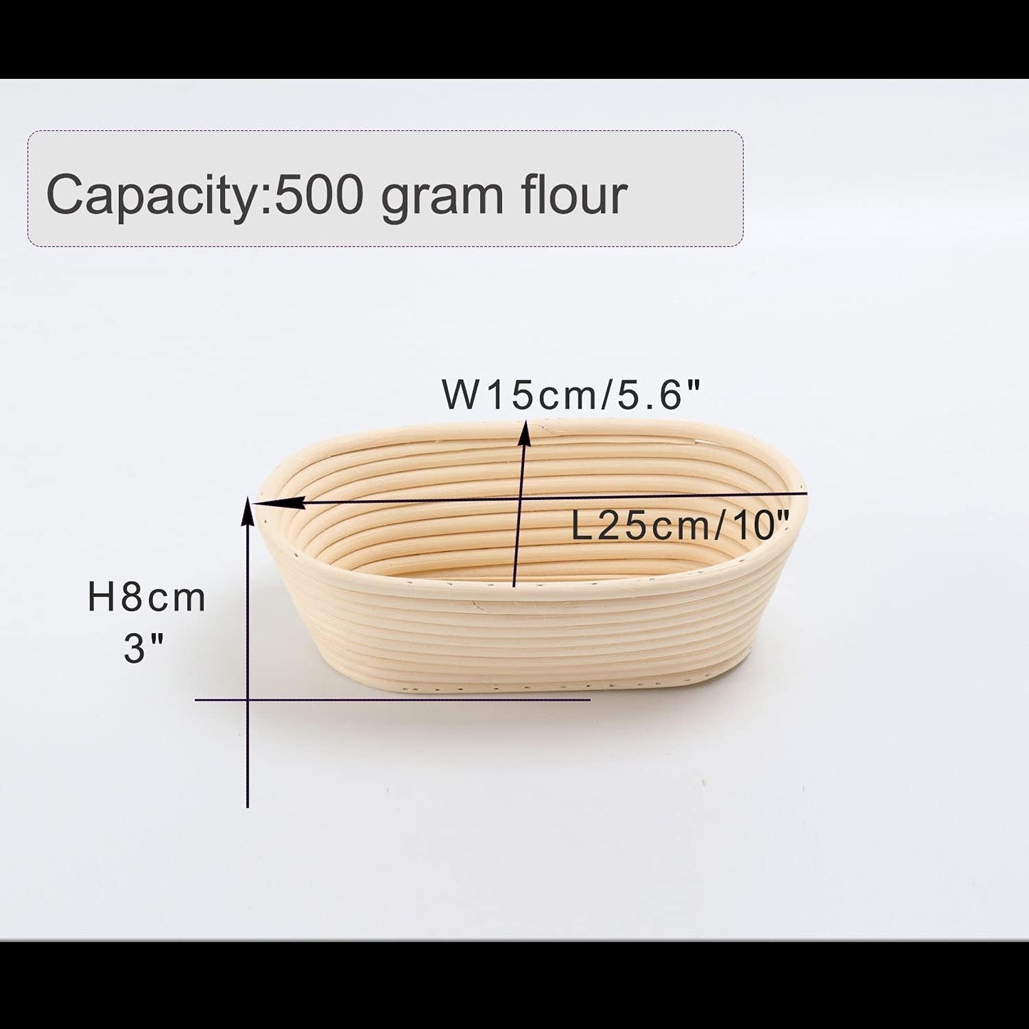 2er-Set Brotkorb, 24,5 cm