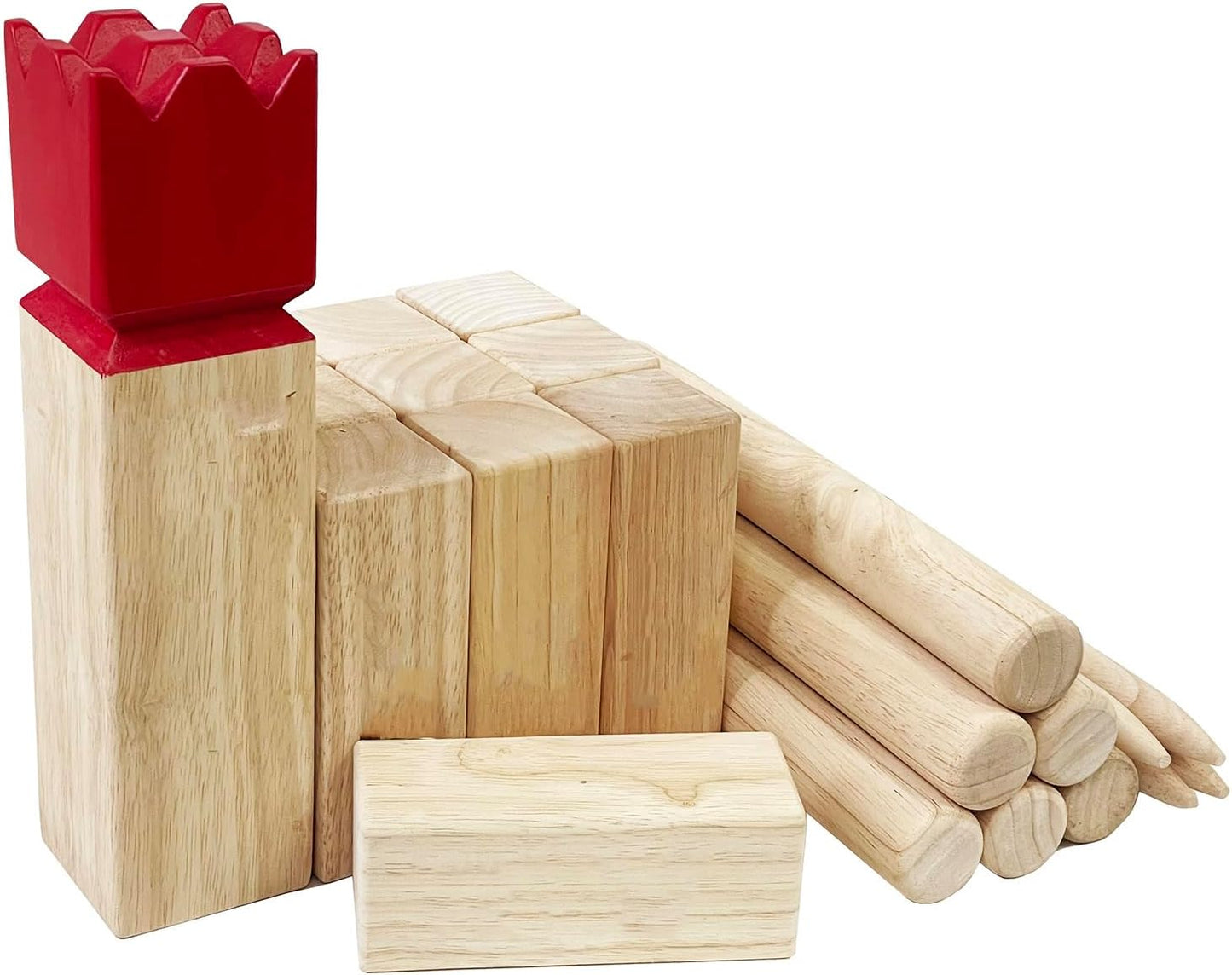 Kubb Wurfspiel, Red King Regulation Size