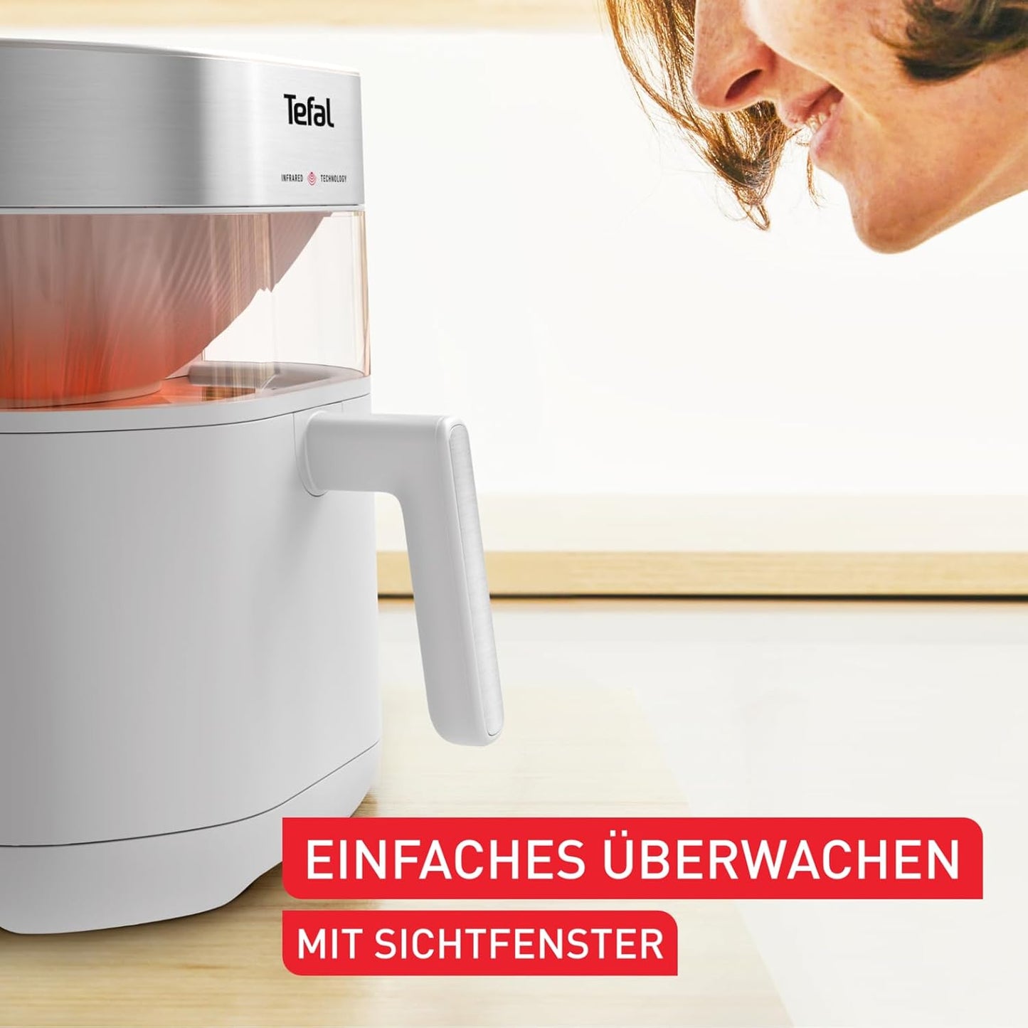 Easy Fry Heissluftfritteuse, Infrared Weiss - 7 L