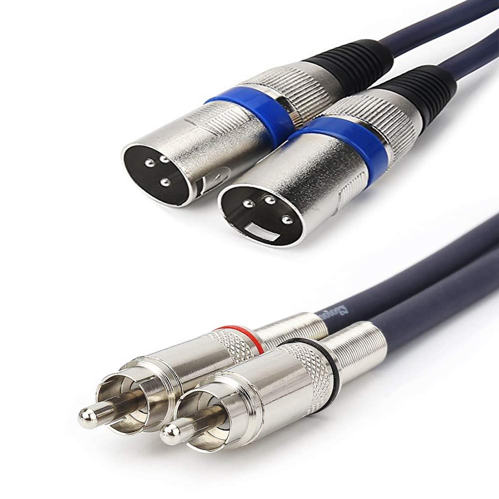 XLR auf Cinch HiFi Stereo Audiokabel (2×1 m), 1m
