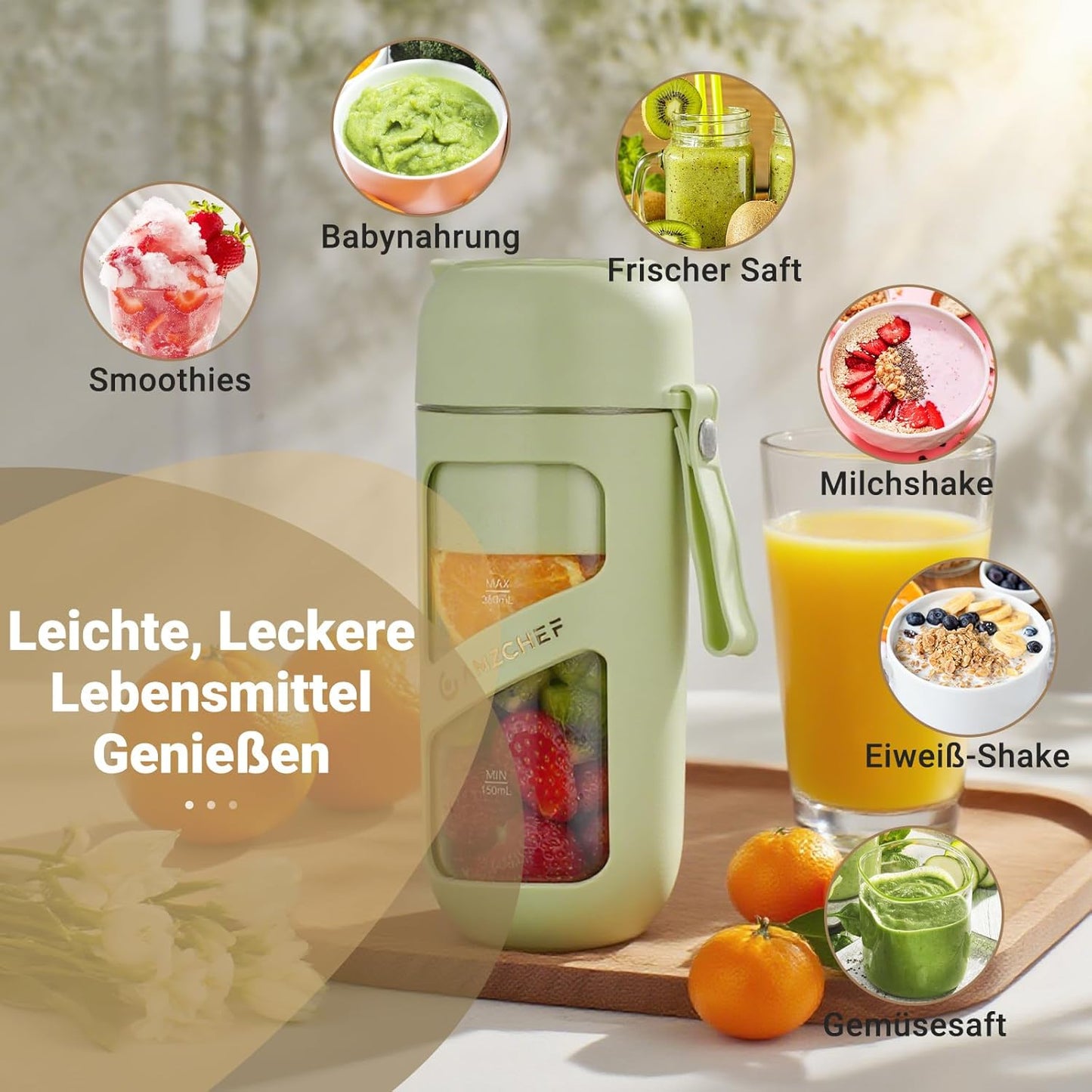 Smoothie Maker To Go, Hellgrün