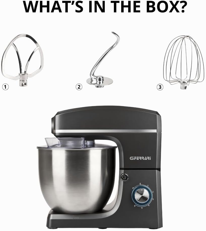Pastaio 10&Lode Knetmaschine G20120, 10L Antrazitgrau