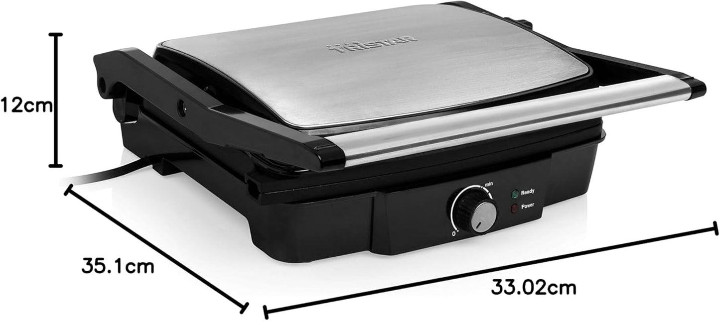 Kontaktgrill GR-2853 mit 180° Öffnung, L, Single