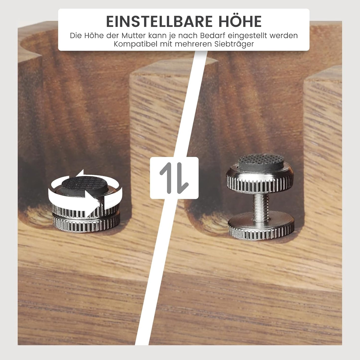 Tamperstation für Siebträger, 51/54mm