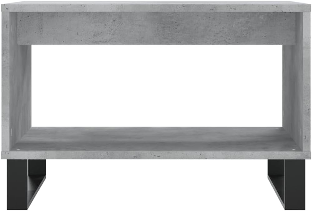 Rechteckiger Couchtisch, Betongrau