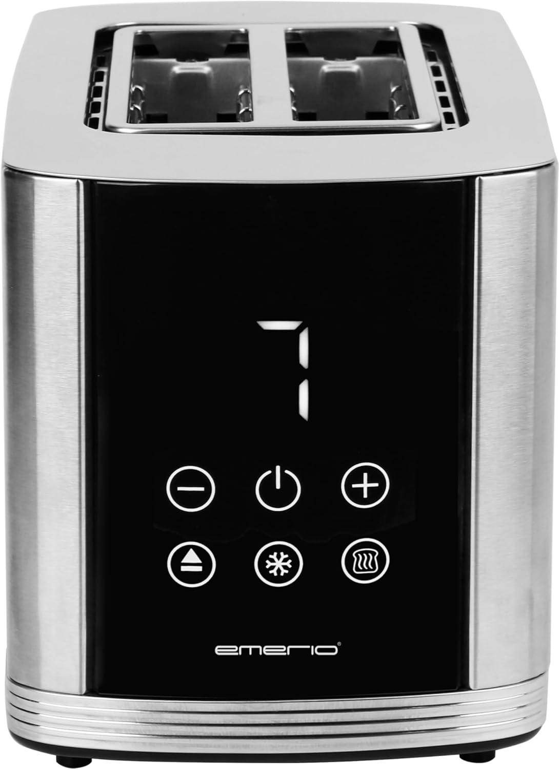 Toaster mit Display, Silber