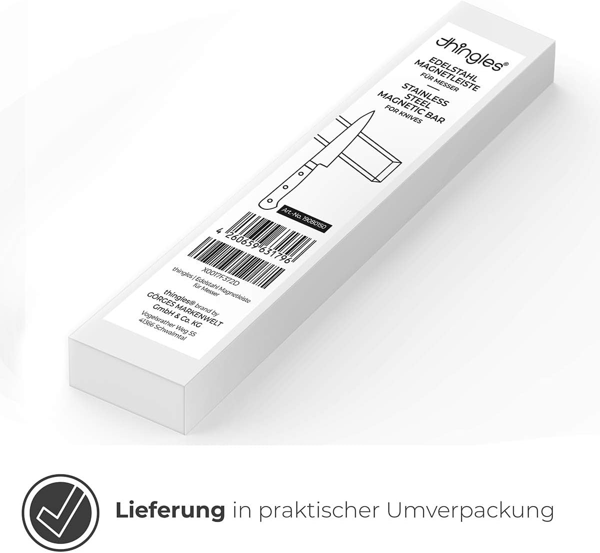 Magnetische Messerleiste 40cm