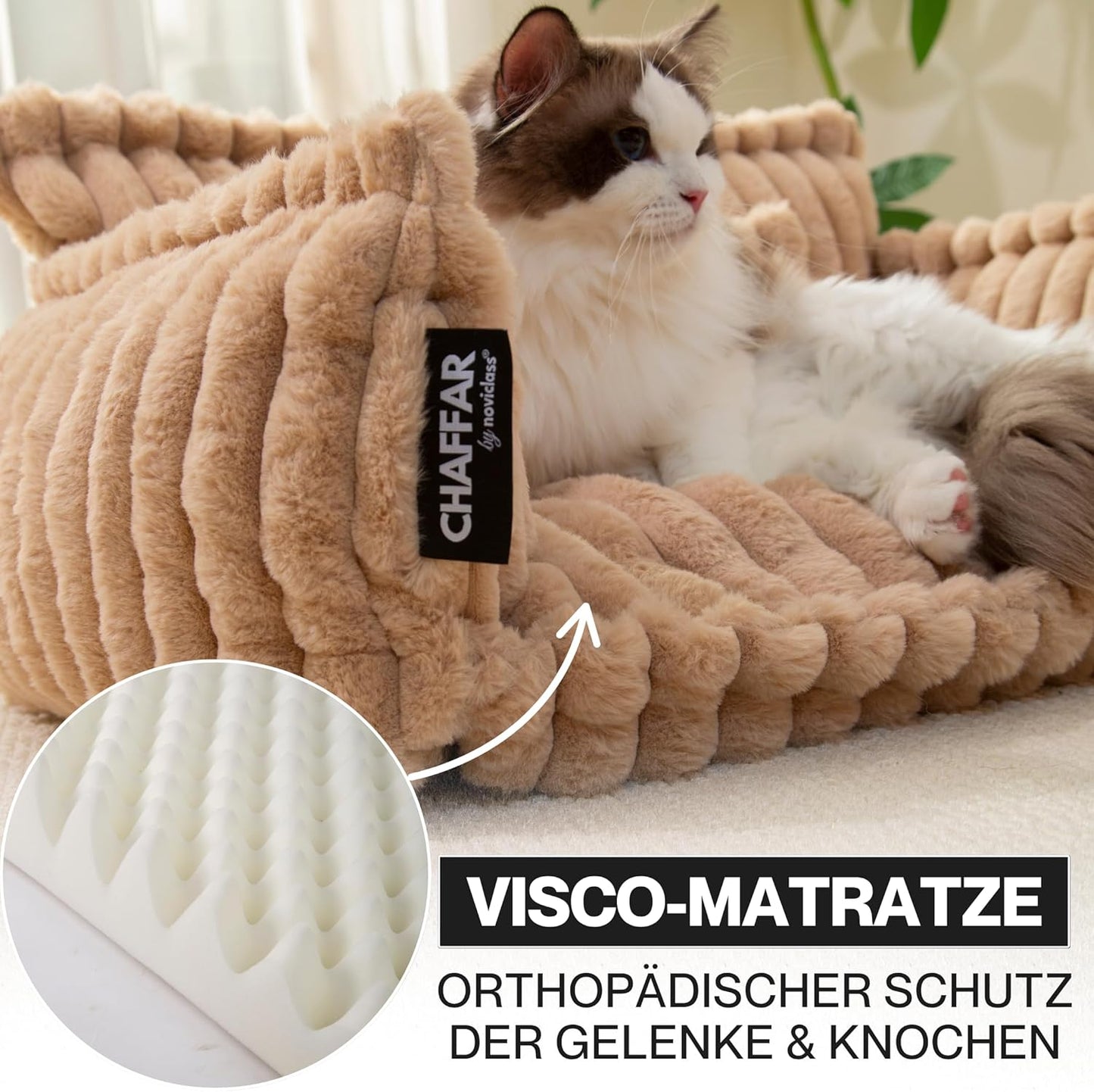 Orthopädisches Haustiersofa Chaffar, Kamel M (80cm)
