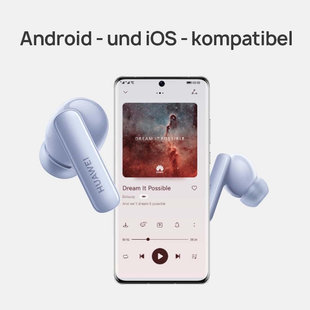 TWS-Kopfhörer mit Geräuschunterdrückung, Insel Blau FreeBuds 5i