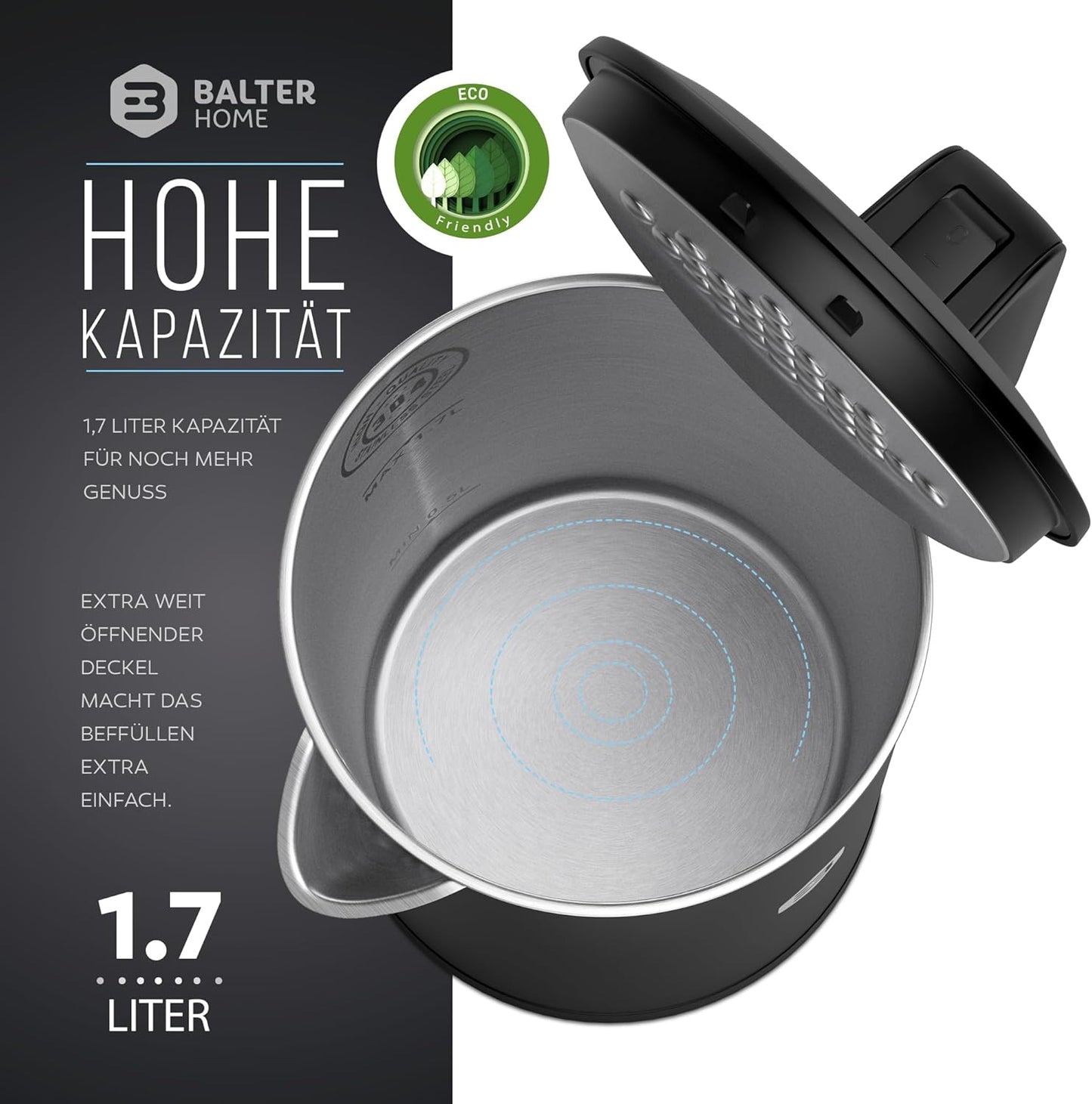 WK-4 Wasserkocher, Black